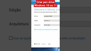 Criando pen drive do Windows video completo no canal keysoff pcs excel windows [upl. by Koffman282]