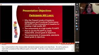 IEP  Present Levels to Measurable Annual Goals [upl. by Yhtomiht]