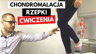 CHONDROMALACJA RZEPKI uszkodzenie chrząstki stawowej  TOP 3 Ćwiczenia [upl. by Pulchia]