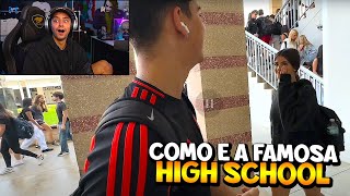 CORINGA REAGINDO COMO É A HIGH SCHOOL DOS ESTADOS UNIDOS [upl. by Diena]