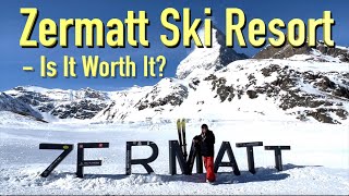 Zermatt Switzerland Ski Resort  Is it worth it 4K Insta360 X3 [upl. by Wadleigh]