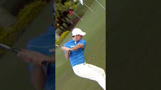 Rory McIlroy Flop Shot Vertical Swing View [upl. by Vere55]