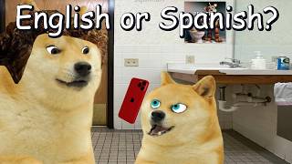 Doge tries the English or Spanish trend [upl. by Errot96]