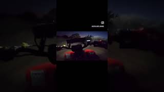 ATV Dessert Night Riding atv dirtbike dunes quadbike fun yamaha honda [upl. by Ramahs]