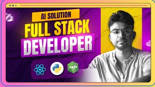 I will be ai software developer full stack web developer saas web application developer [upl. by Dougy16]