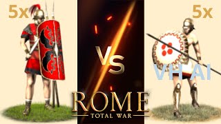 Can Hastati Beat Militia Hoplites on Very Hard Difficulty in OG Rome Total War [upl. by Beverly90]