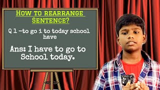 HOW TO REWRITE SENTENCES  HOW TO REARRANGE SENTENCES  ENGLISH GRAMMER [upl. by Ydnal]