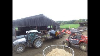 PICKING UP BIG BALES  I GOT STUCK [upl. by Yahsel]