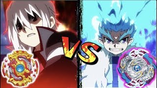 Shu VS Lui  Requiem Spriggan VS Nightmare Longinus  Beyblade Burst Battle [upl. by Brigg]