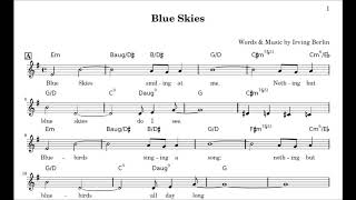 quotBlue Skiesquot Irving Berlin [upl. by Ovatsug]