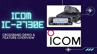 Icom 2730E Crossband Repeater Demo amp Radio Review for RAYNET [upl. by Hayne]