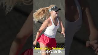 Pickleball Quick Tip with Anna Leigh Waters  Hit DEEP Serves [upl. by Airbmak]