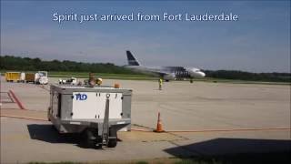 Spirit Latrobe PA flight to Fort Lauderdale [upl. by Aralk]