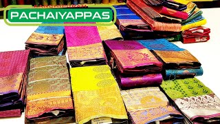 Tnagar pachayaippas silks Diwali 🎇🪔 Tissue Soft silk Without Border From Rs 2500 To 5000 collection [upl. by Ekusoyr660]