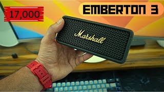 Marshall Emberton 3 Speaker Review Compact Size Big Sound [upl. by Drogin]