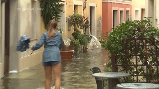 Slovenia faces torrential rain and floods [upl. by Adnal226]