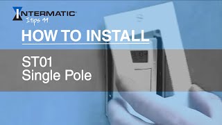 How to Install the ST01 Single Pole Time Switch [upl. by Harbird]