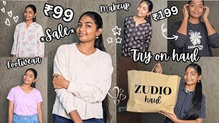 Huge ZUDIO HAUL in tamil✨️ Trichy Zudio Clothing Footwear Makeup amp more [upl. by Narahs365]