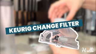 How to CHANGE Your KEURIG Water FILTER Quick amp EASY GUIDE [upl. by Marley]