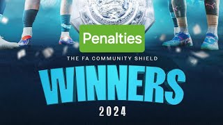 Community shield 2024 Penalties Man united vs Man city [upl. by Ihcego273]