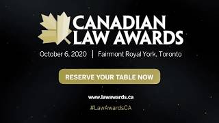 Canadian Law Awards 2020  Event Teaser [upl. by Gatian]