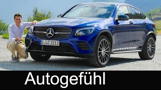 Mercedes GLC Coupé FULL REVIEW test driven allnew neu 250 amp 350e 20162017 [upl. by Robyn]