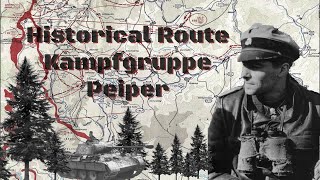 Historical route Kampfgruppe Peiper  Battle of the Bulge documentary [upl. by Sile]