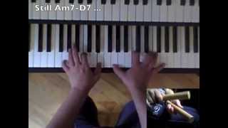 How to play Chachachá on the piano  Montuno Tutorial 5 [upl. by Valeta]