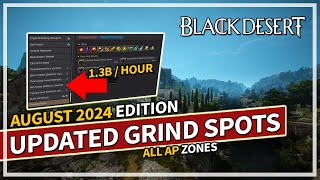 Important Grind Spots for Silver amp EXP for ALL AP Levels  August 2024 Edition  Black Desert [upl. by Nosloc]