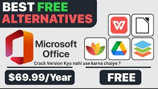 Best Free Alternatives To Microsoft Office in Hindi  Why Not Use Ms Office Crack Version [upl. by Northey]