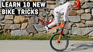 Gabriel Wibmer  10 MTB tricks you can learn anywhere [upl. by Notlok]