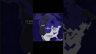 ⏳ Territorialio Timelapse ⏳  250x  🇺🇸 North America 6 🇺🇸 [upl. by Neggem]