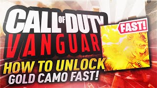 How To Get GOLD Camo EASY and FAST Vanguard  Tips  Gold Guns Vanguard  Call Of Duty Vanguard [upl. by Gora]