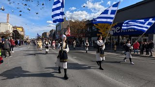 Greek OXI Day Parade 2024 – Toronto Greektown amp Danforth [upl. by Margret]