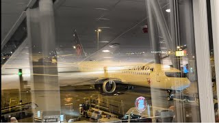 TRIP REPORT Air Canada BUSINESS CLASS Montreal  Toronto Boeing 737 Max 8 [upl. by Bowra]