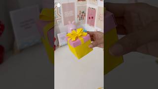 Christmas ആയാൽ gift box ഒക്കെ വേണ്ടേ🎁 diy craft shorts giftbox [upl. by Aivatnuhs]