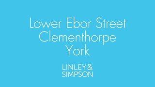 Lower Ebor Street Clementhorpe York YO23 1AY [upl. by Henden748]