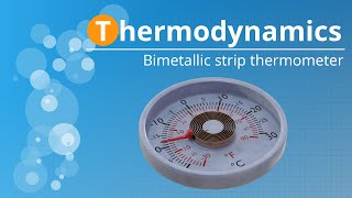 How does a bimetallic strip thermometer work [upl. by Metsky292]