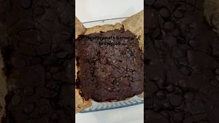 Healthy oats banana brownies baking bananabread fudgybrownie oat pe glutenfreebrownies t milk [upl. by Damas531]