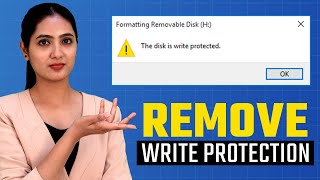 How To Fix quotThe disk is write protectedquot  Remove Write Protection From SD Card 2024 [upl. by Anairad62]