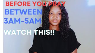 How To Pray Effective Midnight Prayers Between 3AM5AMWarfare Prayer [upl. by Nonnairb381]