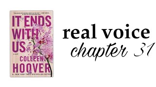 it ends with us audio book  chapter 31 real voice [upl. by Thorne]