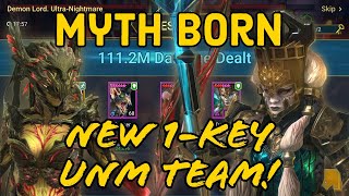 Myth Born New 1Key UNM Speed Tune Raid Shadow Legends [upl. by Henebry]