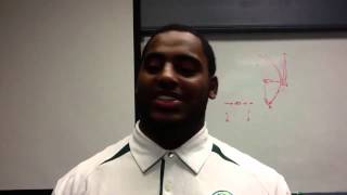 Tulane LB Nico Marley giddy about Yulman Stadium opening up and tells us how his family got 8 ticket [upl. by Carrelli754]