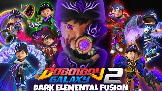 Dark Elemental Fusion BoBoiBoy Vs New Dark Elemental Fusion BoBoiBoy [upl. by Alaham]