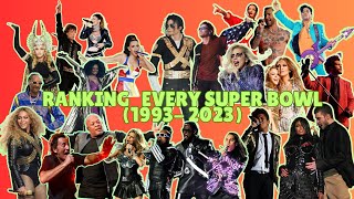 Ranking Super Bowl Halftime Shows Worst to Best 19932023 [upl. by Rehsa81]