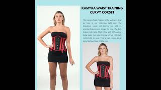 Introducing our curvy and stylish Waist training Corset in red [upl. by Eiramyllek]