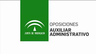 Preguntas de examen oposiciones Auxiliar Administrativo Junta de Andalucia [upl. by Atiuqam]