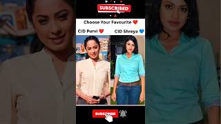 CID officer puruvi❤️ and shreya💙 choose your favourite 🥰💥 shorts youtubeshorts shortsfeed cid [upl. by Minsk]