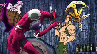 Escanor VS Galand y Melascula PELEA COMPLETA Español LATINO  Nanatsu No Taizai Grand Cross [upl. by Most]